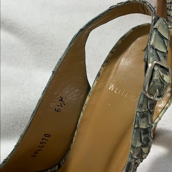 Stuart Weitzman Boa Constrictor Platform peep toe - Picture 5 of 6
